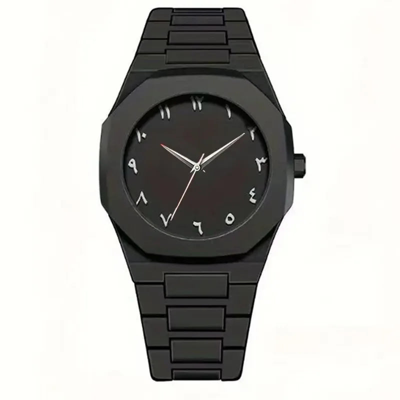 Minimalist Design Quartz Watch for Men Casual Lightweight Plastic Strap Waterproof Sports Business Watches Man Creative Clock
