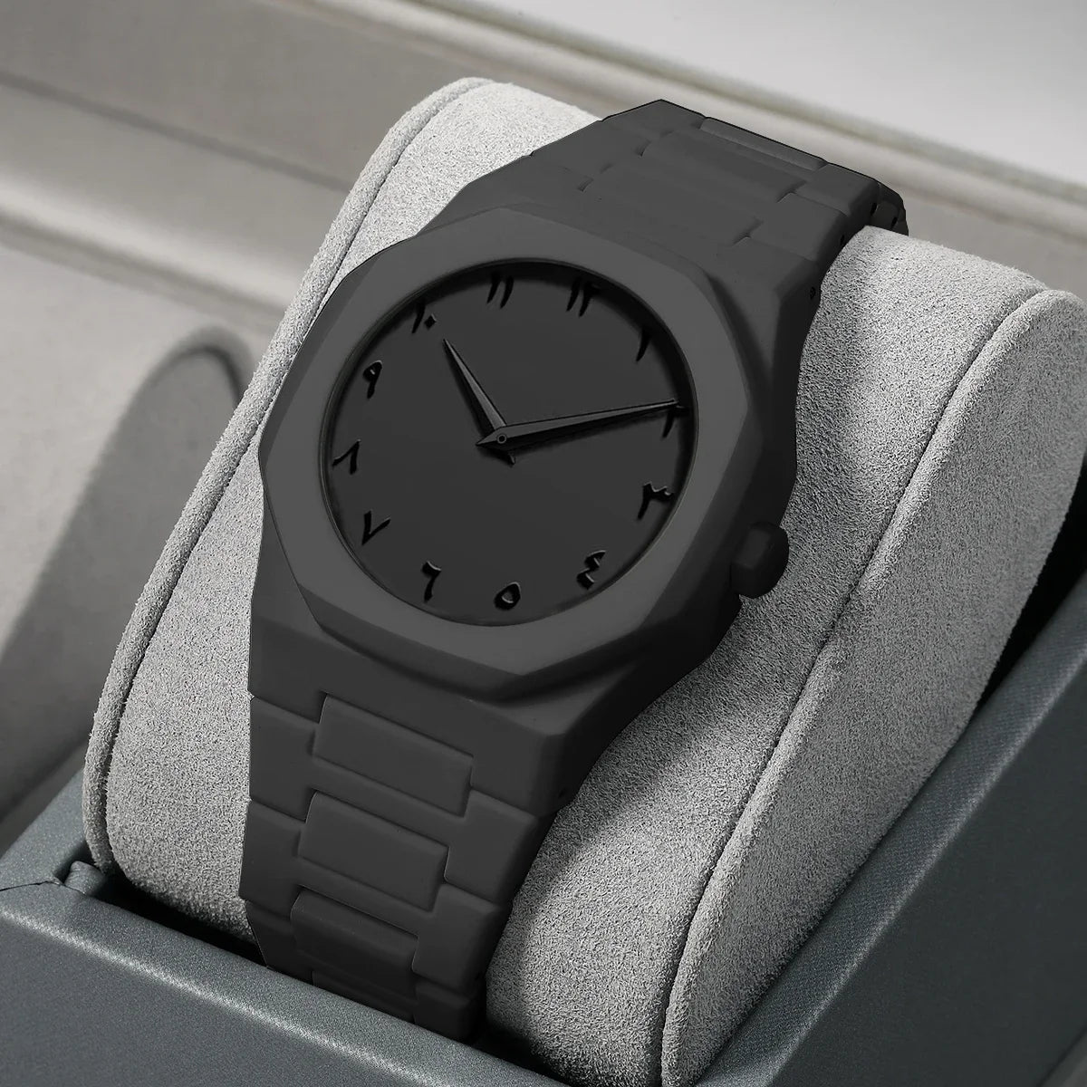 Minimalist Design Quartz Watch for Men Casual Lightweight Plastic Strap Waterproof Sports Business Watches Man Creative Clock