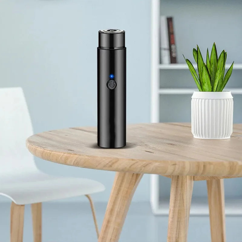 Mini Portable Electric Shaver Shaver, Self-Assistant Hair Maker,Cordless Rechargeable, for Eyebrows, Upper and Lower Lips, Cheek