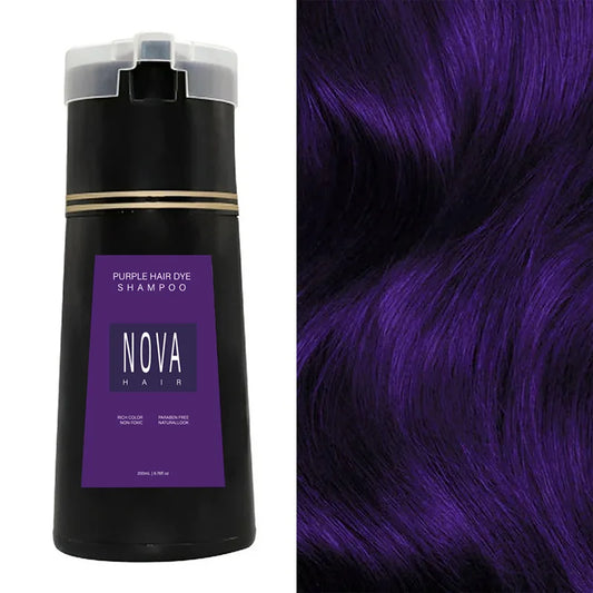 Nova 3-In-1 Hair Coloring Shampoo Oil Control Fluffy Refreshing Hair Dye Quick Dizzy Hair Coloring Shampoo Hair Care Products