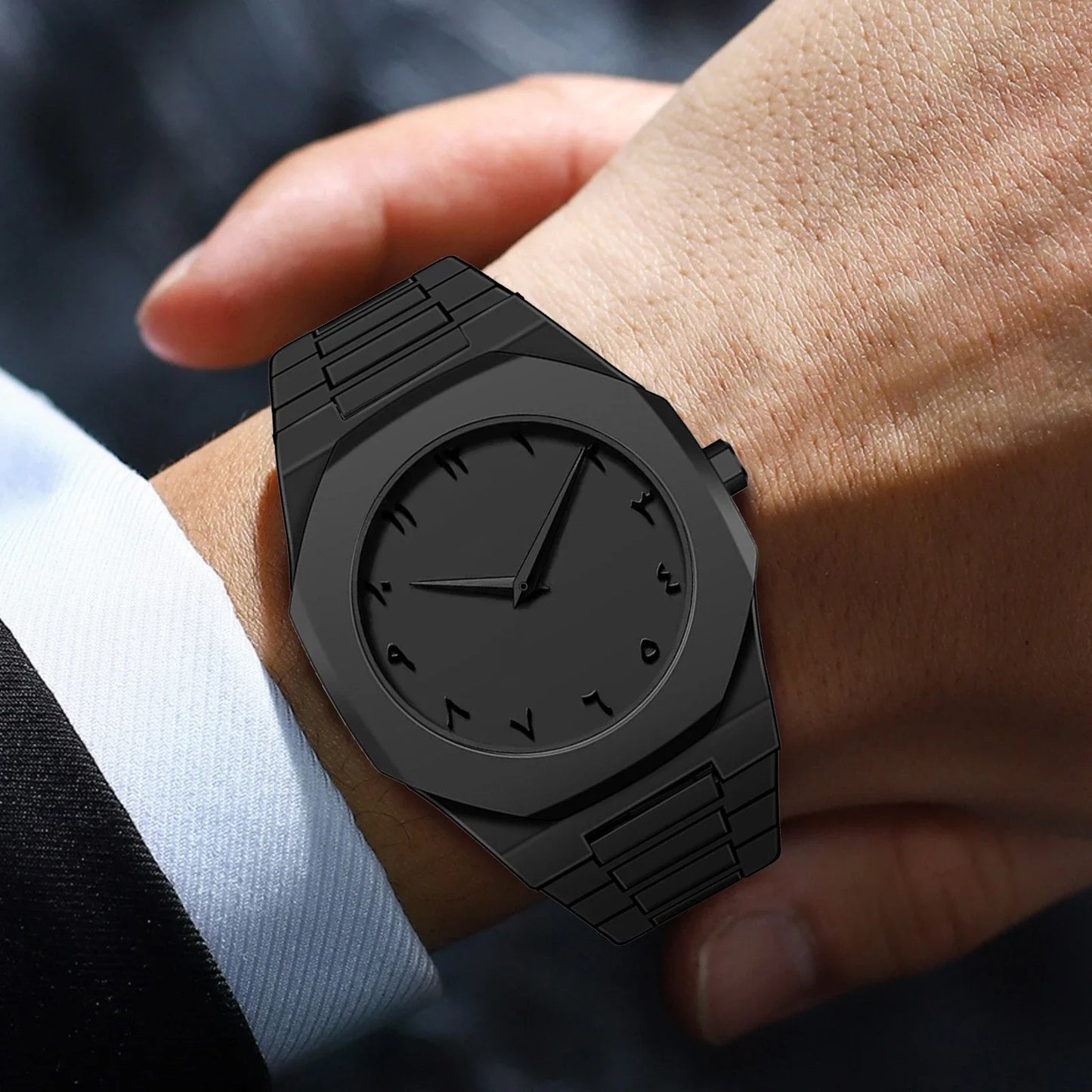 Minimalist Design Quartz Watch for Men Casual Lightweight Plastic Strap Waterproof Sports Business Watches Man Creative Clock