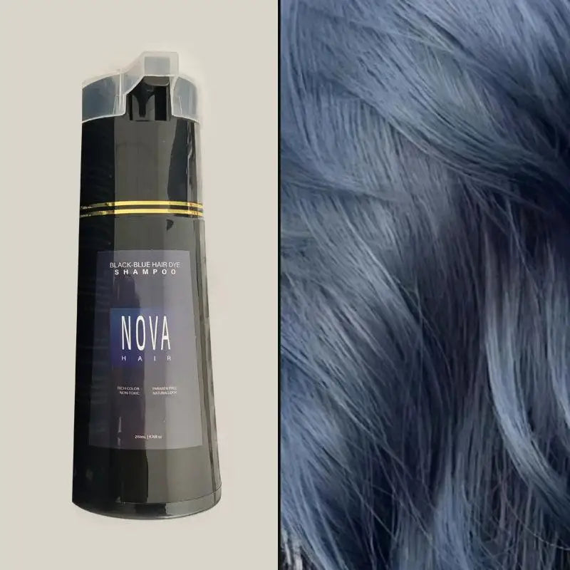 Nova 3-In-1 Hair Coloring Shampoo Oil Control Fluffy Refreshing Hair Dye Quick Dizzy Hair Coloring Shampoo Hair Care Products